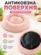 Пухнаста лежанка пончик для котів і малих собак м&rsquo;який круглий лежак для тварин 60 см рожевий (Plush-r) Plush-r фото 3